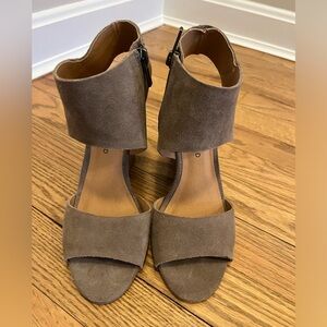 Lucky Brand Rittly Suede Women's Wedge Sandals